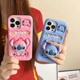 3D Stitch Case with Stand Holder for iPhone